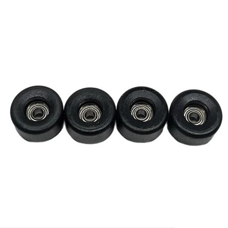 LC Bowl Shape Urethane Fingerboard Pro Wheels Black 8.5mm 65D