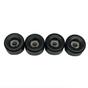 LC Bowl Shape Urethane Fingerboard Pro Wheels Black 8.5mm 65D