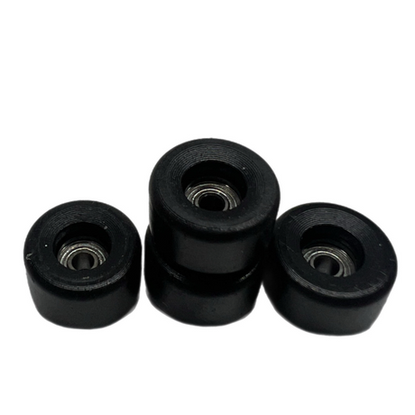 LC Bowl Shape Urethane Fingerboard Pro Wheels Black 8.5mm 65D