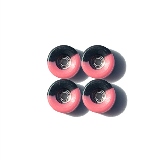 LC Bowl Shape Urethane Fingerboard Pro Wheels Pink Black 8.5mm 65D