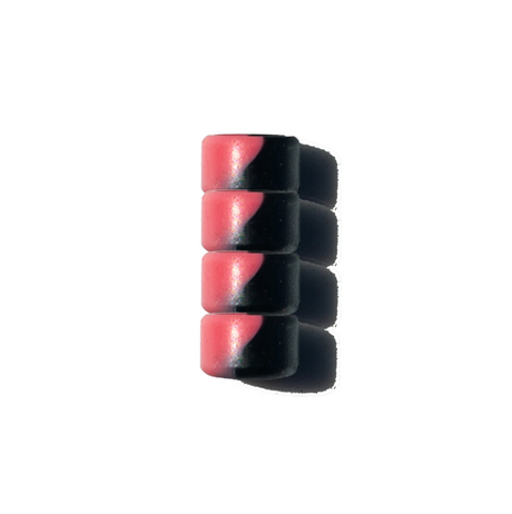 LC Bowl Shape Urethane Fingerboard Pro Wheels Pink Black 8.5mm 65D