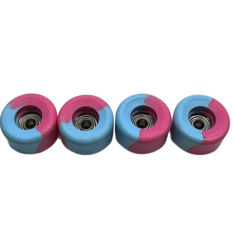 LC Bowl Shape Urethane Fingerboard Pro Wheels Blue Raspberry 8.5mm 65D