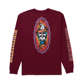 1910 Hawks On The Run Longsleeve Tee Maroon