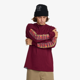 1910 Hawks On The Run Longsleeve Tee Maroon