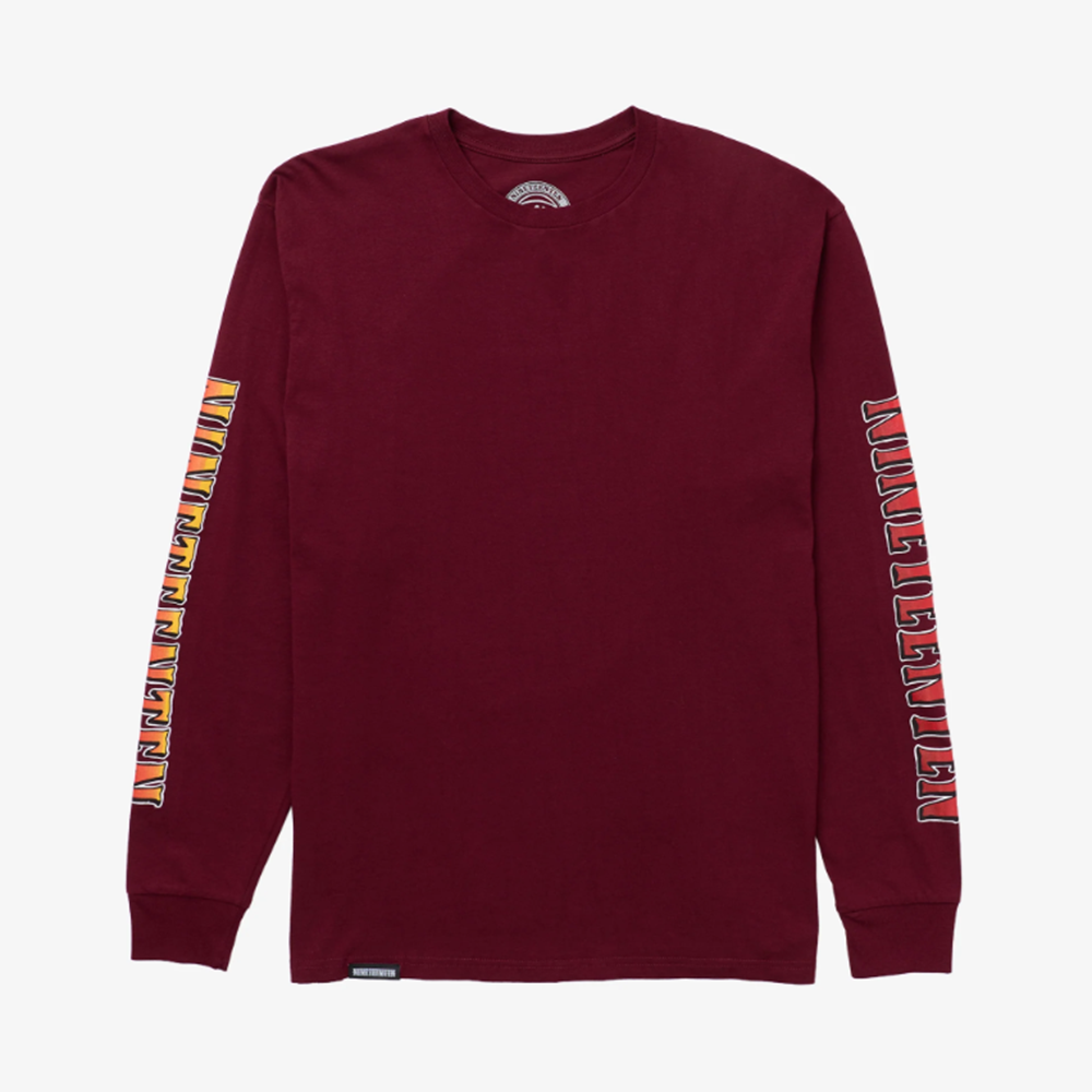 1910 Hawks On The Run Longsleeve Tee Maroon