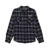 1910 Burslem Flannel Shirt Charcoal XL