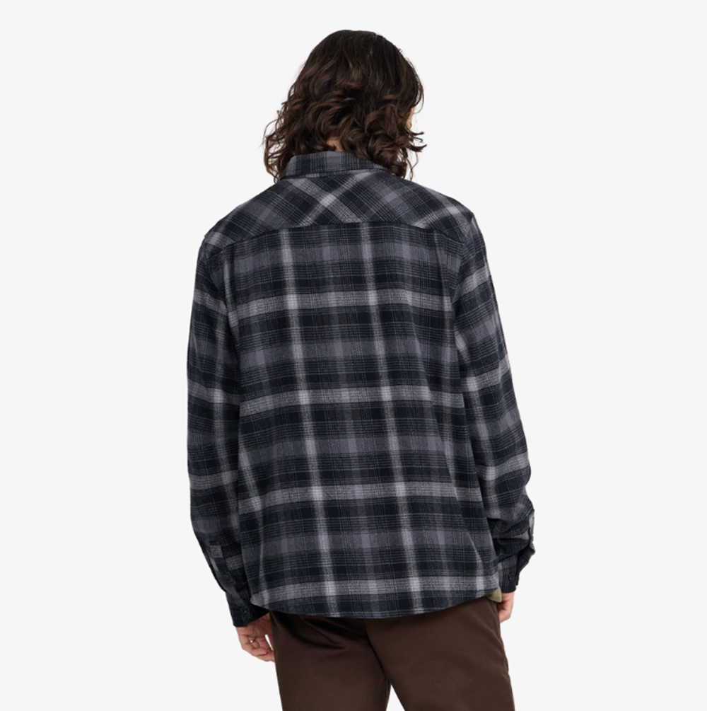 1910 Burslem Flannel Shirt Charcoal