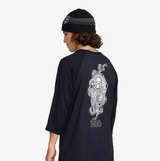 1910 Broken Straight Beanie Black