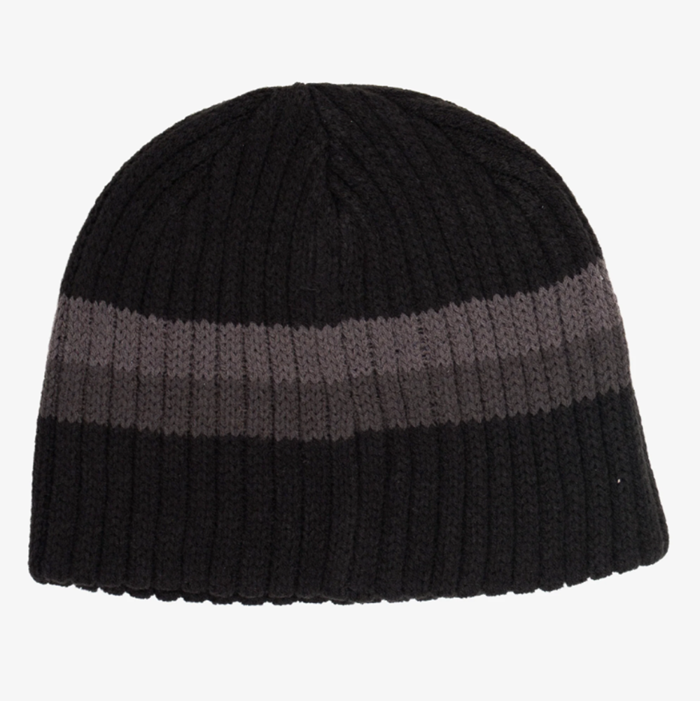 1910 Broken Straight Beanie Black