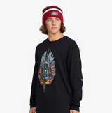 1910 Broken Straight Beanie Red