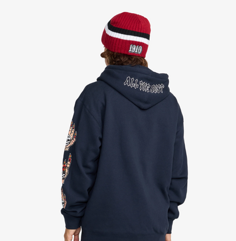 1910 Broken Straight Beanie Red