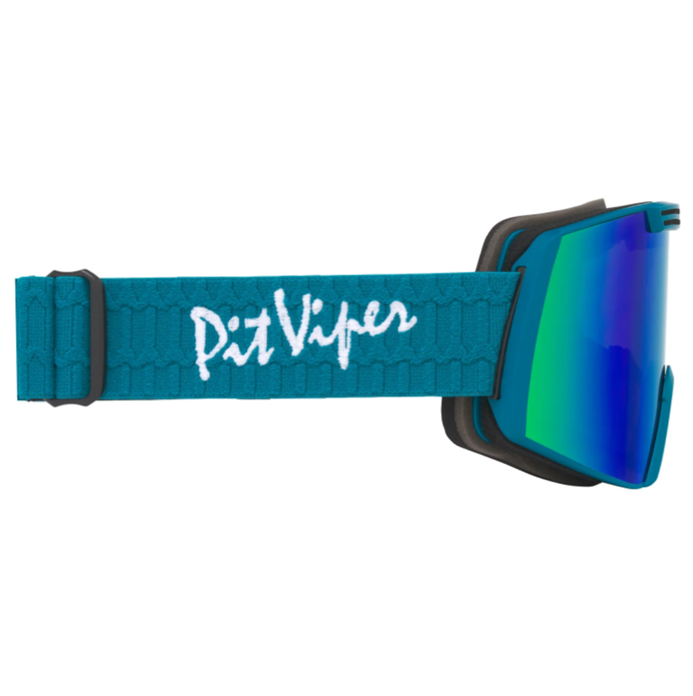 Pit Viper Backslap Snow Goggles Enchantment Blue Green Small