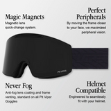 Pit Viper ProForm Snow Goggles The Exec Smoke