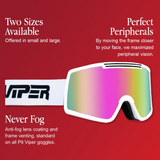 Pit Viper French Fry Goggles Exec Clear Large