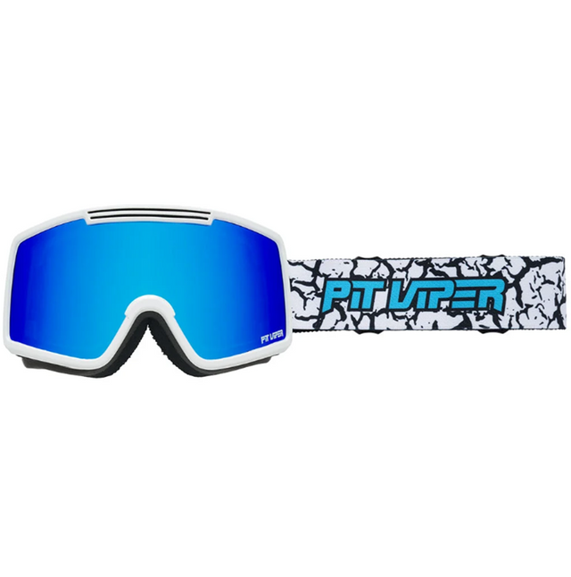 Pit Viper French Fry Goggles Miami Nights Blue Large