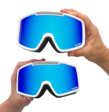 Pit Viper French Fry Goggles Miami Nights Blue Large