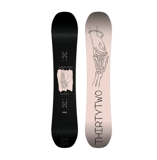 ThirtyTwo 32 Crucible Snowboard 2027 Womens Black 145