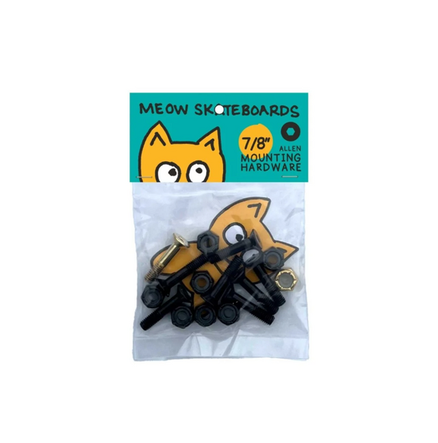 Meow Skate Hardware Black 7/8 Allen
