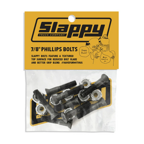 Slappy Bolts Hardware Black 7/8 Phillips