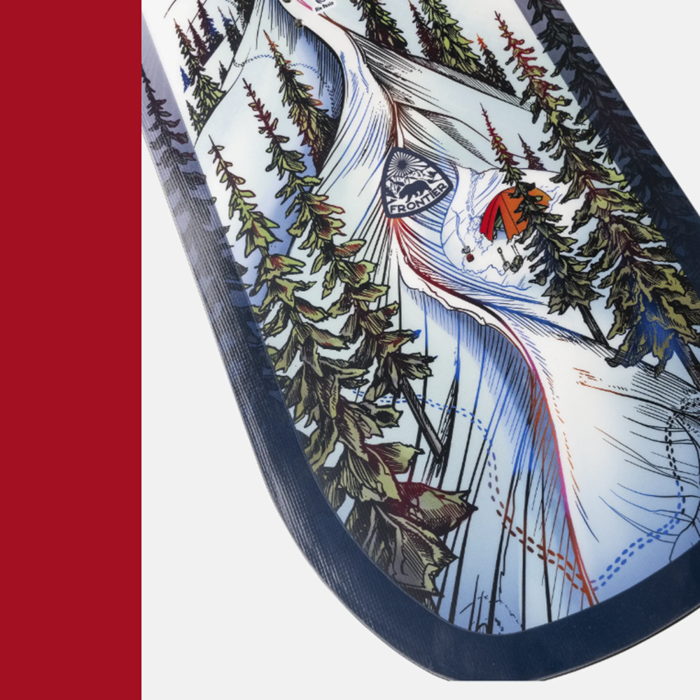 Jones Frontier 2.0 Snowboard 2627 White 155 Wide