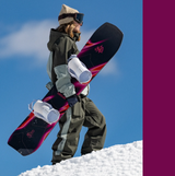 Jones Howler Womens Snowboard 2627 Black Pink 148