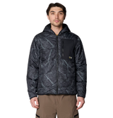 Mountain Hardwear Apres Pro Insulated Hood Jacket Mens Shark Print Black L
