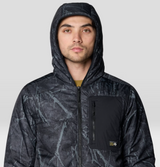 Mountain Hardwear Apres Pro Insulated Hood Jacket Mens Shark Print Black