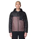 Mountain Hardwear Apres Pro Insulated Hood Jacket Mens Purple Sage Shark
