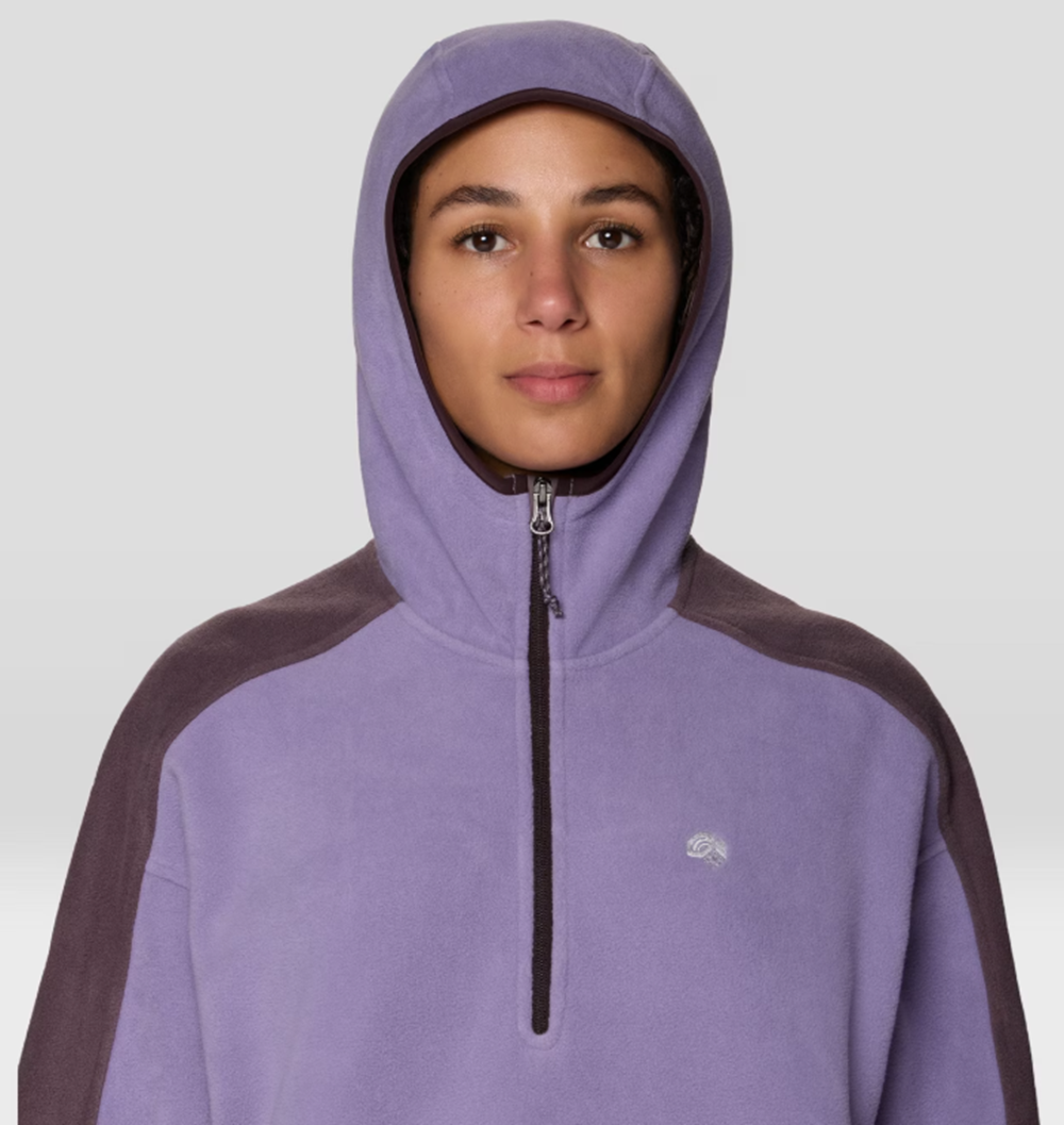 Mountain Hardwear Apres Pro Fleece Hood Womens Violet Purple Sage