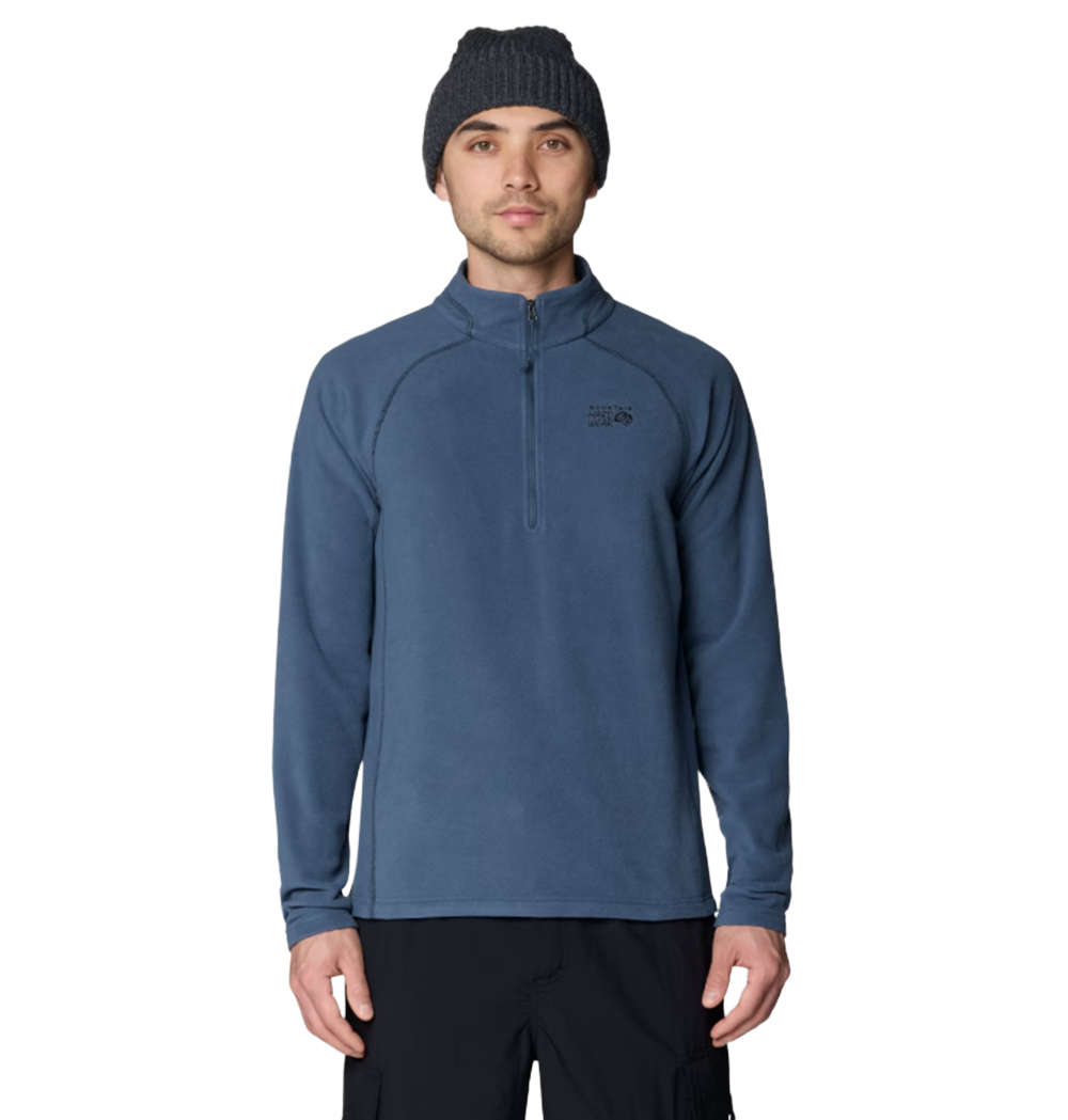 Mountain Hardwear Microchill Quarter Zip Mens Astral Blue XL