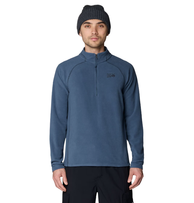 Mountain Hardwear Microchill Quarter Zip Mens Astral Blue