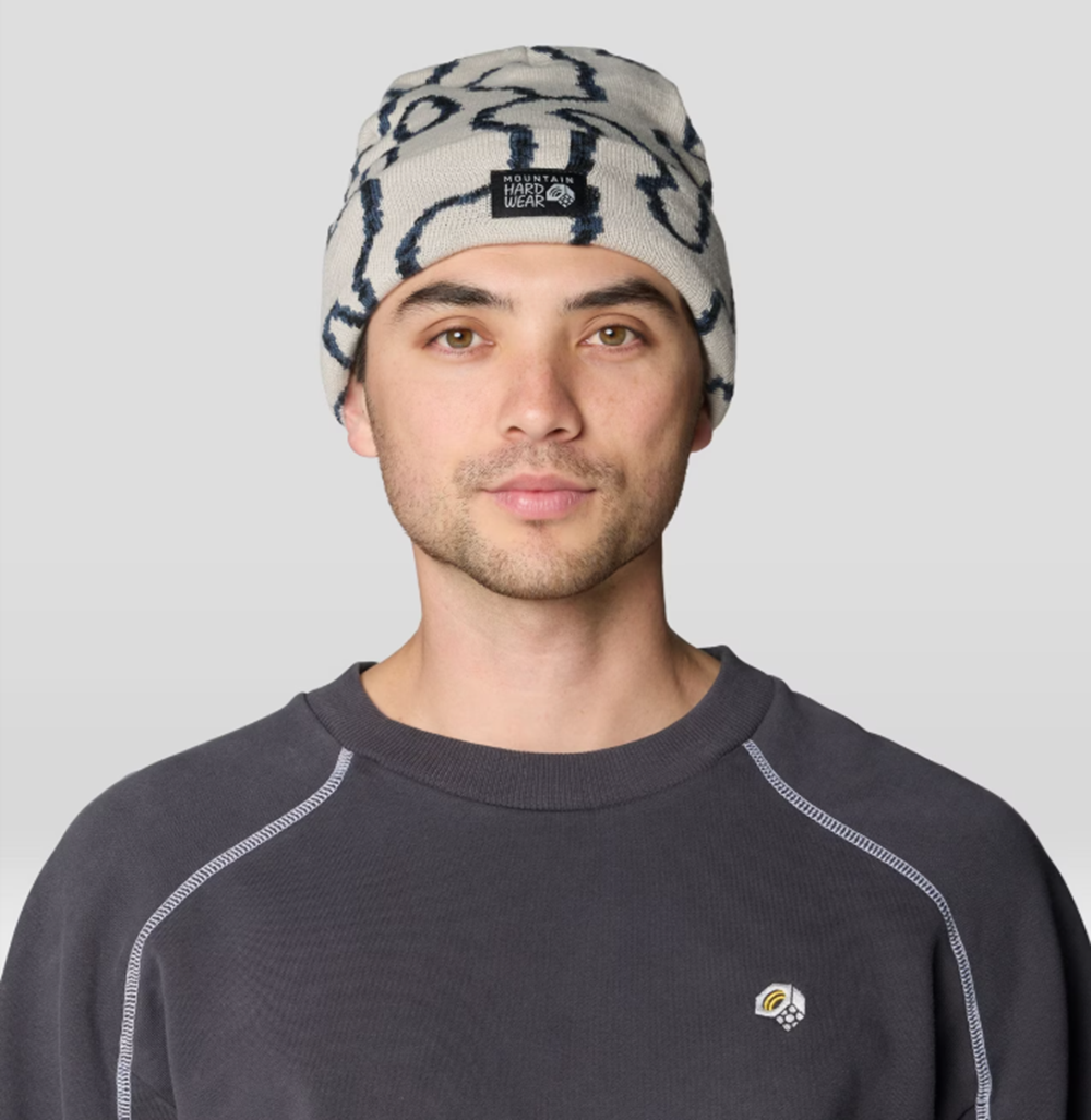 Mountain Hardwear Town Square Jacquard Beanie Oyster Shell One Size