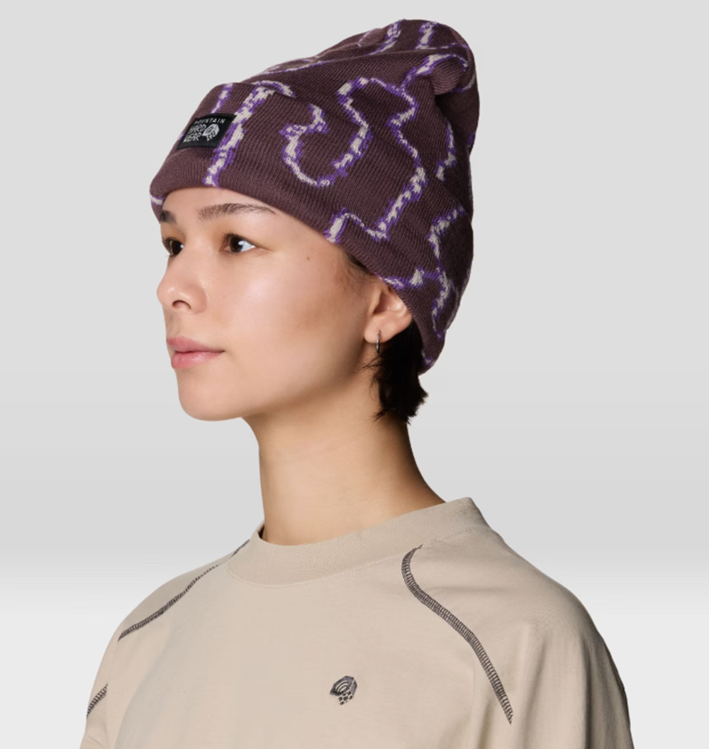 Mountain Hardwear Town Square Jacquard Beanie Purple Sage One Size