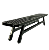 GrindRight School Yard Bench Black 2.5x10x2"