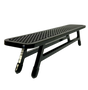 GrindRight School Yard Bench Black 2.5x10x2"