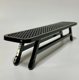 GrindRight School Yard Bench Black 2.5x10x2"