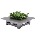 GrindRight Small Planter Raw 6x6x1.75"