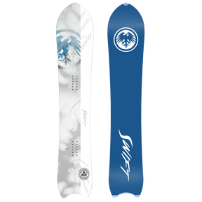Never Summer Swift Snowboard 2627 White 157