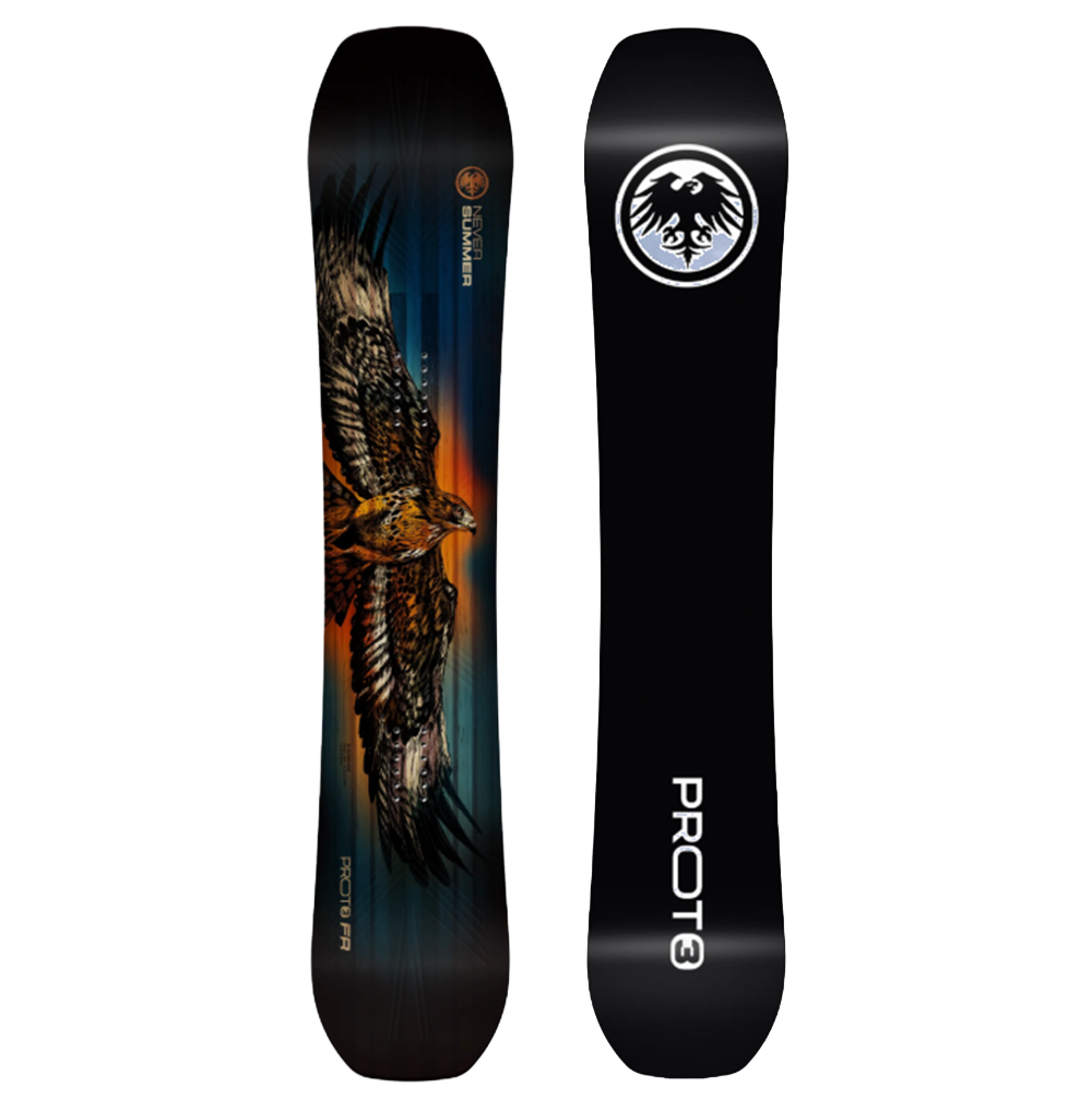 Never Summer Proto T3 FR Snowboard 2627 Dark Blue Orange 165 Wide