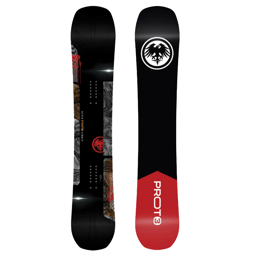 Never Summer Proto Type 3 Snowboard 2627 Black 154