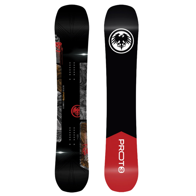 Never Summer Proto Type 3 Snowboard 2627 Black 161 Wide