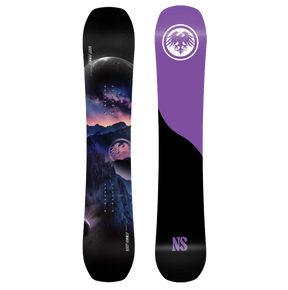 Never Summer Proto Type 3 Womens Snowboard 2627 Black Purple 145