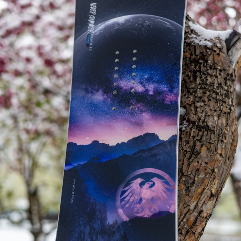 Never Summer Proto Type 3 Womens Snowboard 2627 Black Purple 145
