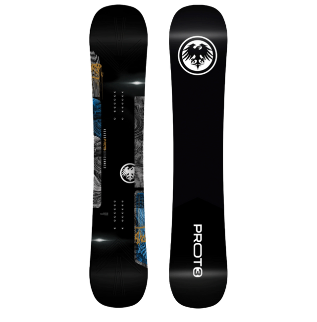 Never Summer Proto T3 Ultra Snowboard 2627 Black 154