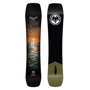 Never Summer Nokhu Snowboard 2627 Black Orange 152