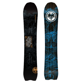 Never Summer Valhalla Snowboard 2627 Black Blue 156
