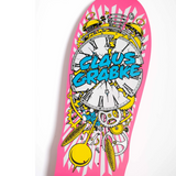 Santa Cruz Grabke Exploding Clock Reissue Skateboard Deck Pink 10x15.3WB