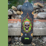 Creature Bonehead Webbed Team Skateboard Deck Black Orange Green 9x14WB