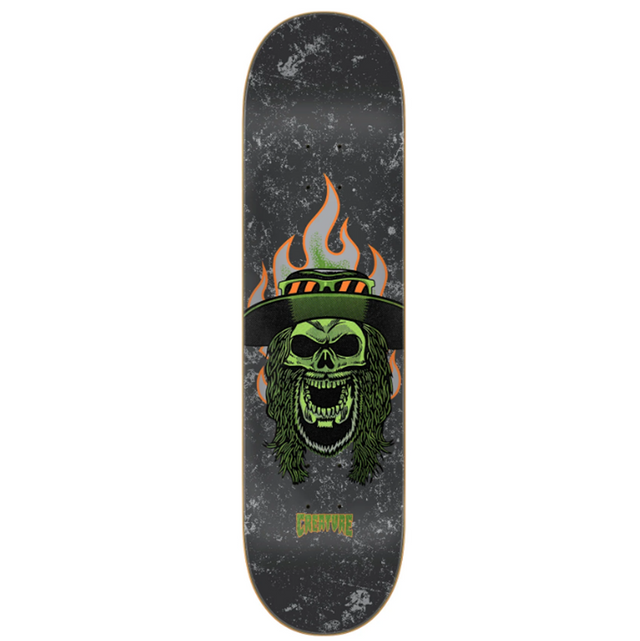 Creature Lockwood Bonehead Skateboard Deck Gray Green 8.25x14.3WB