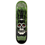 Creature Gravette Hippie Skull IV Skateboard Deck Black Green 8.3x14.5WB